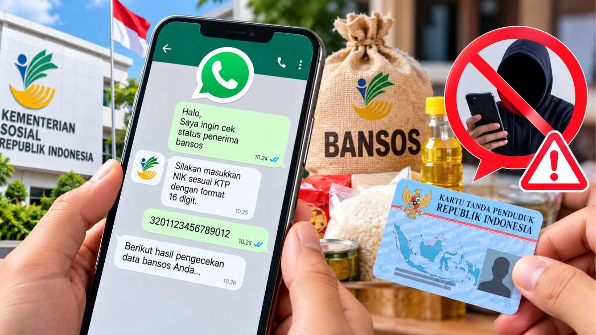 Cara Cek Bansos Lewat WhatsApp 2026, Nomor Resmi dan Panduan Terbaru Agar Terhindar dari Penipuan